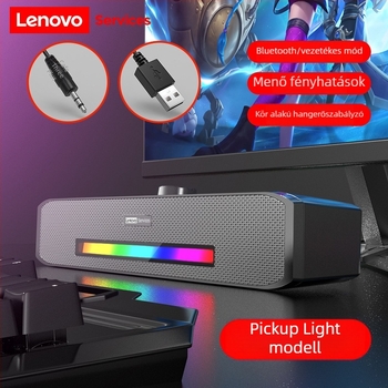 Lenovo B02 USB-vel táplált sztereó hangszóró Bluetooth 4.0-val, 3W kimenet, 40Hz-20kHz, 2 hangszóró