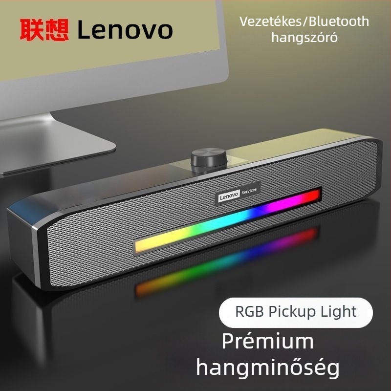 Lenovo B02 USB-vel táplált sztereó hangszóró Bluetooth 4.0-val, 3W kimenet, 40Hz-20kHz, 2 hangszóró
