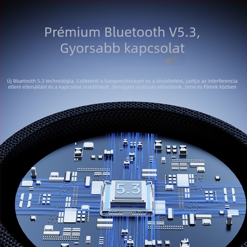 Hordozható Bluetooth hangszóró szívófejjel – nagy hangerő, mély basszus, Bluetooth 5.3, beépített akkumulátor 300–500 mAh, 5W, frekvenciatartomány 100 Hz–20 kHz, 10 m hatótávolság