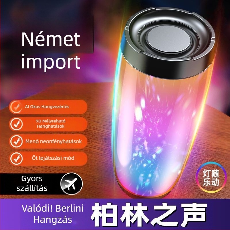 TG157 Bluetooth hangszóró — 2 hangszóró, 8W, Bluetooth 5.0, IPX4 vízálló, beépített 1000–1200 mAh akkumulátor