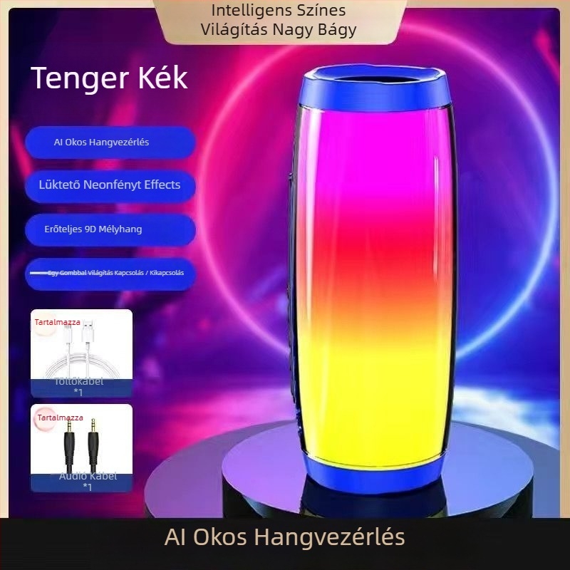 TG157 Bluetooth hangszóró — 2 hangszóró, 8W, Bluetooth 5.0, IPX4 vízálló, beépített 1000–1200 mAh akkumulátor