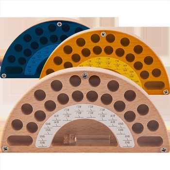 Fából készült tejfogak emlékdoboz gyerekeknek, foggyűjtő doboz, ajándékcsomagolás, 4–6 éveseknek