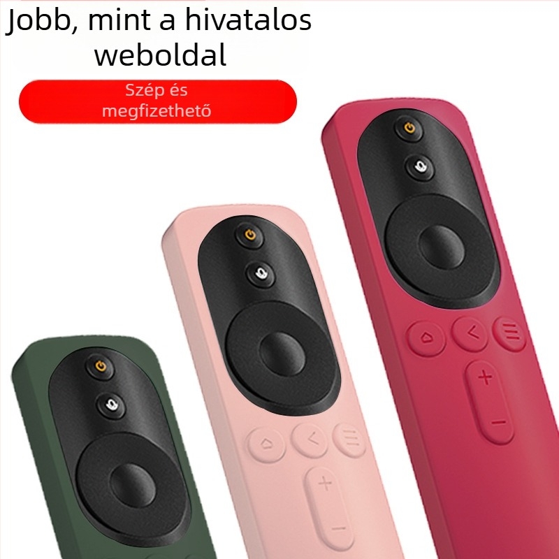 Xiaomi TV távirányítóvédő tok – szilikonból, modern letisztult stílus, kompatibilis a 4 generáció Xiaomi TV távirányítóval