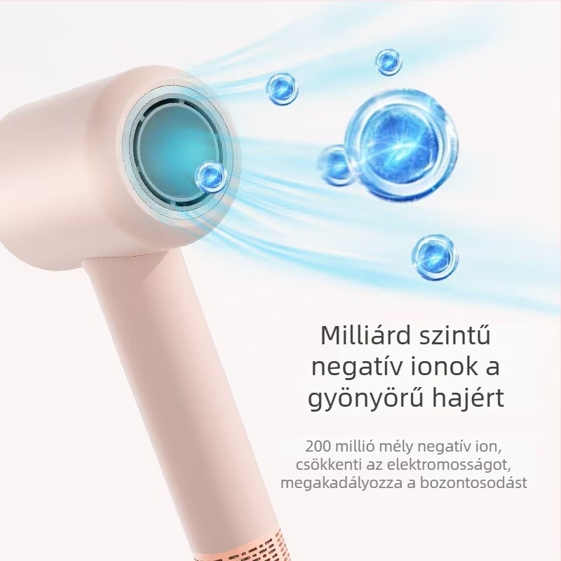 Hajszárító lapát nélküli kialakítással, negatív ionokkal, 1600W, brushless motor, 220V