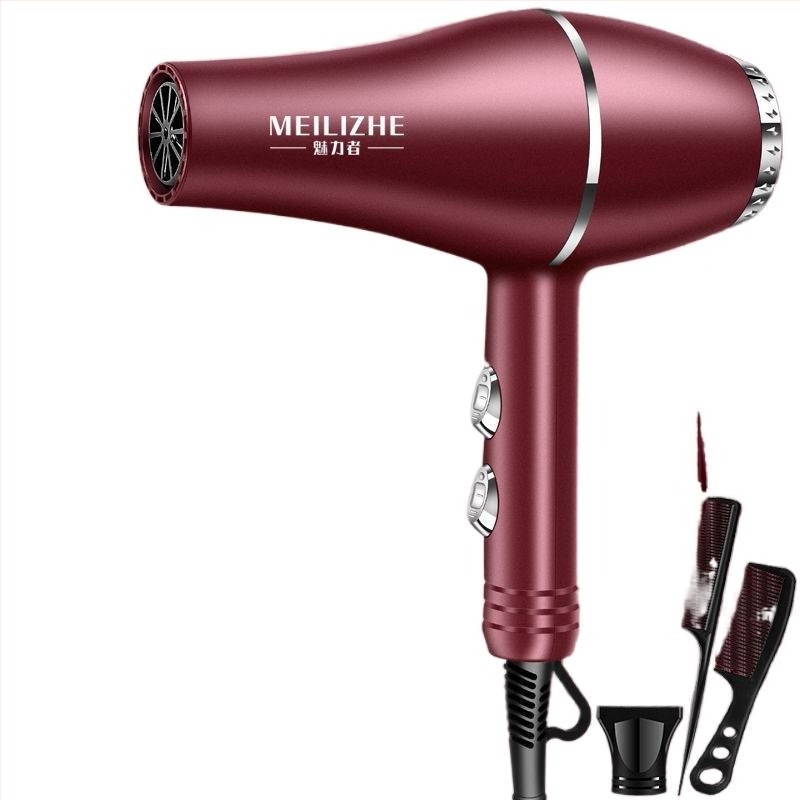 Magas teljesítményű hajszárító, kefés motor, hideg/meleg levegő szabályozás, 3 fokozatú légáram, egypontos fúvócső, állandó hőmérséklet-ellenőrzés