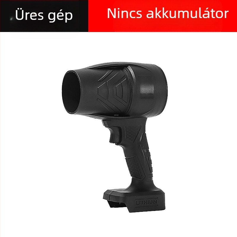 Vezeték nélküli kézi porfúvó, lítiumakkumulátor, 21V, ipari osztályú ventilátor