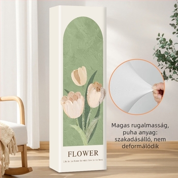 Függőleges klímaberendezés porvédő, téglalap alakú nappaliba, poliészter, 3P2P kompatibilis, testreszabható