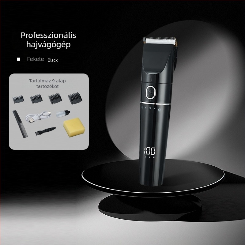 Gyerekeknek szánt hajvágó, ultra-csendes, beépített akkumulátorral, kerámiapenge, 1–3 óra üzemidő, újratöltő