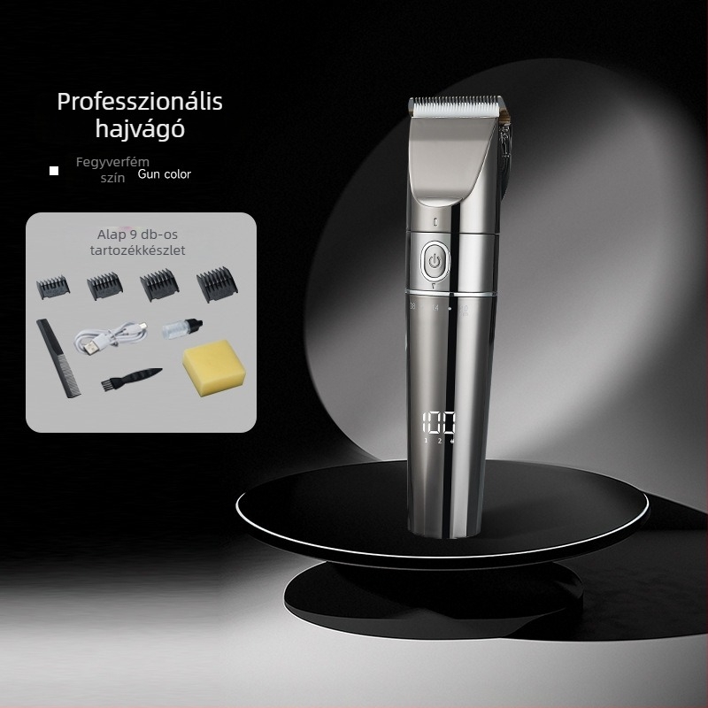 Gyerekeknek szánt hajvágó, ultra-csendes, beépített akkumulátorral, kerámiapenge, 1–3 óra üzemidő, újratöltő