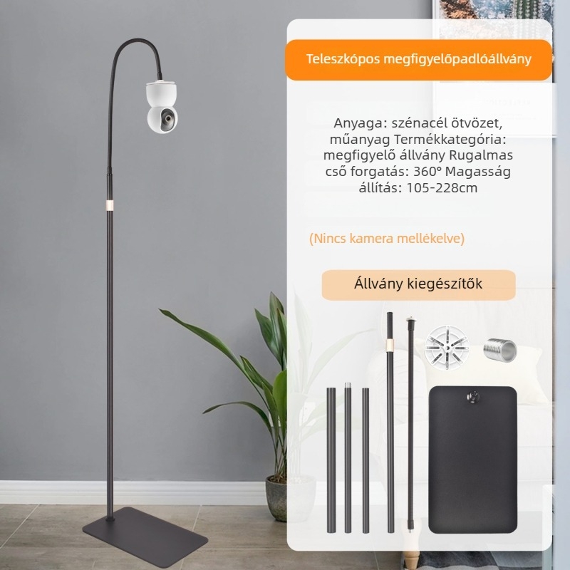 Forgó padlón álló tartó Xiaomi Ezviz Tapo babamonitornak; fém; univerzális; személyre szabás rendelkezésre áll