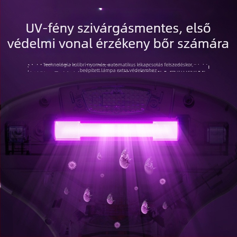 Kézi atkák elleni porszívó UV-s sterilizálással és ciklonos fejjel, hálózati üzem, kb. 4 m-es kábel, porgyűjtő >0,4 L