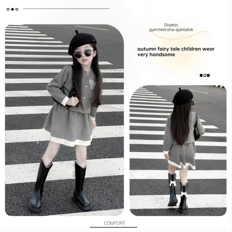 Lányoknak készült Martens bakancs, magas szárú, oldalsó cipzárral, gumírozott talppal, felső része ultrafiber bőr, EVA talpbetét – Koreai stílus