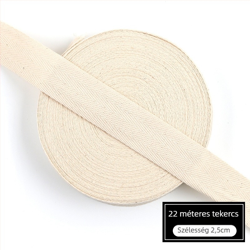 Herringbone mintás szegélyező szalag ruhákhoz, pamut textilcsík, DIY szegélyezés