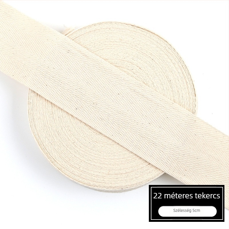 Herringbone mintás szegélyező szalag ruhákhoz, pamut textilcsík, DIY szegélyezés