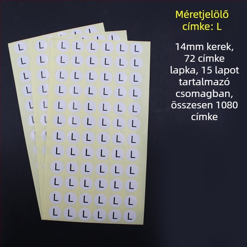 Kör alakú öntapadós címke rézlemezből, kivágott nyomtatás, vízbázisú ragasztó, hosszú távú hőállóság 20