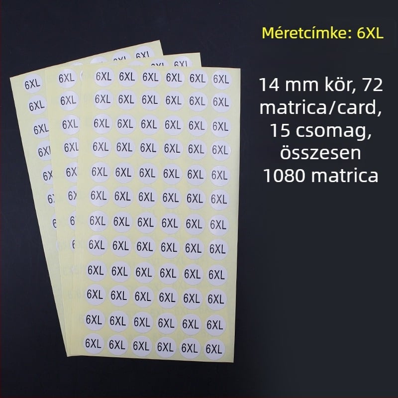 Kör alakú öntapadós címke rézlemezből, kivágott nyomtatás, vízbázisú ragasztó, hosszú távú hőállóság 20