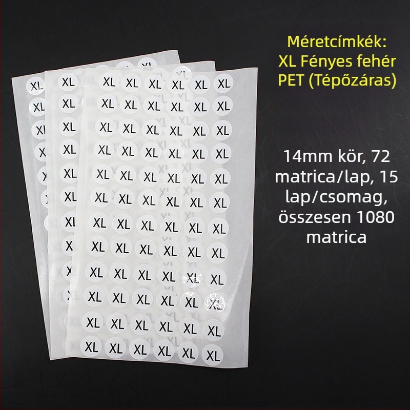 Kör alakú öntapadós címke rézlemezből, kivágott nyomtatás, vízbázisú ragasztó, hosszú távú hőállóság 20