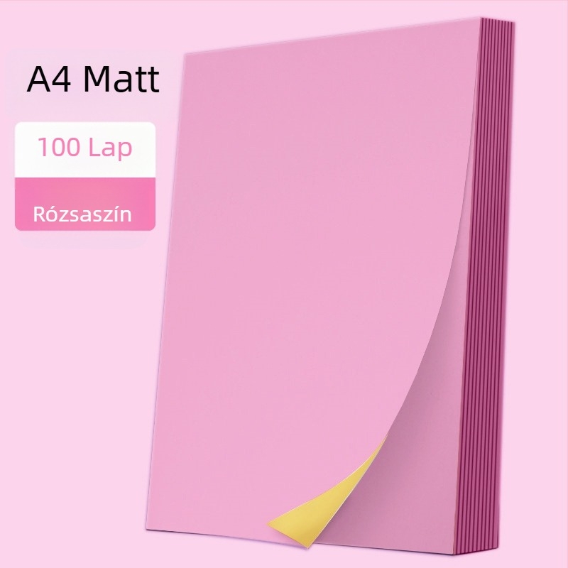Nyomtatható öntapadós címke papír, téglalap alakú, expressz logisztikához, forróragasztó ragasztó, magas szakítószilárdság, jó nyúlás, hőállóság 35°C-ig