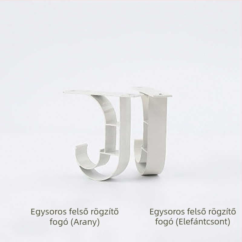 Alumíniumötvözetből készült egyoldali felső konzol függönyrúhoz, típus 10012, konzol alap, márka Tricolor Fish, modern minimalista stílus