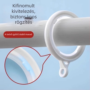 Függönygyűrűk akasztáshoz – Nano vertikális anyag, Neck Strength márka, modern egyszerű stílus