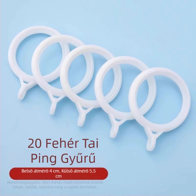 Függönygyűrűk akasztáshoz – Nano vertikális anyag, Neck Strength márka, modern egyszerű stílus