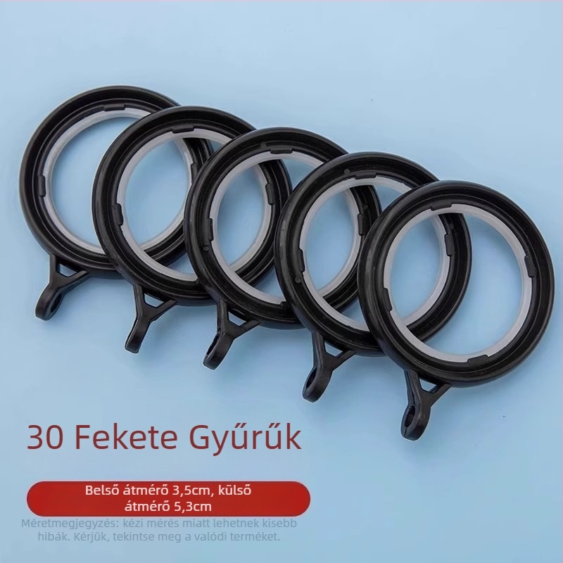 Függönygyűrűk akasztáshoz – Nano vertikális anyag, Neck Strength márka, modern egyszerű stílus