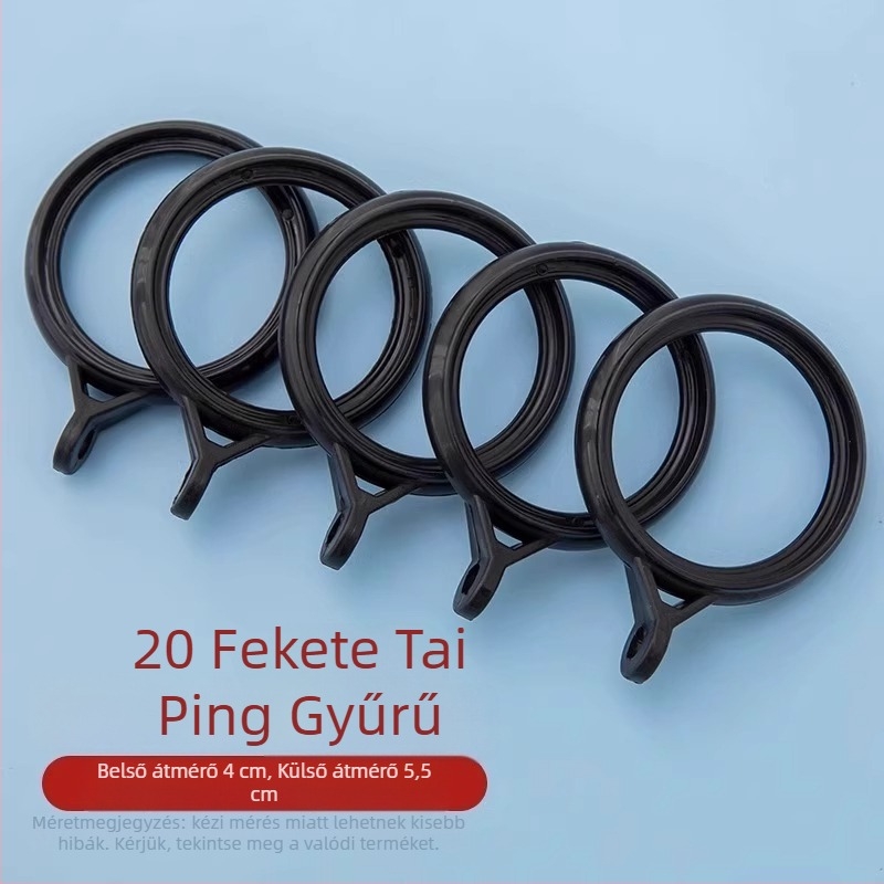 Függönygyűrűk akasztáshoz – Nano vertikális anyag, Neck Strength márka, modern egyszerű stílus