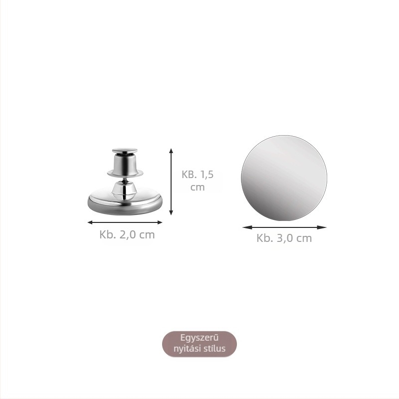 Japán stílusú függöny mágneszár tartó, vasból és mágnesből, modern minimalista dizájn, nem testreszabható