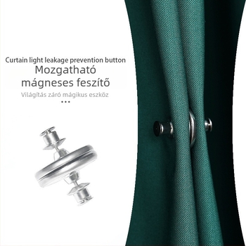 Függönyzáró kapocs erős mágneses vonzással, újrahasználható ötvözetből, levehető mágneses zárás, megakadályozza a fény szivárgását