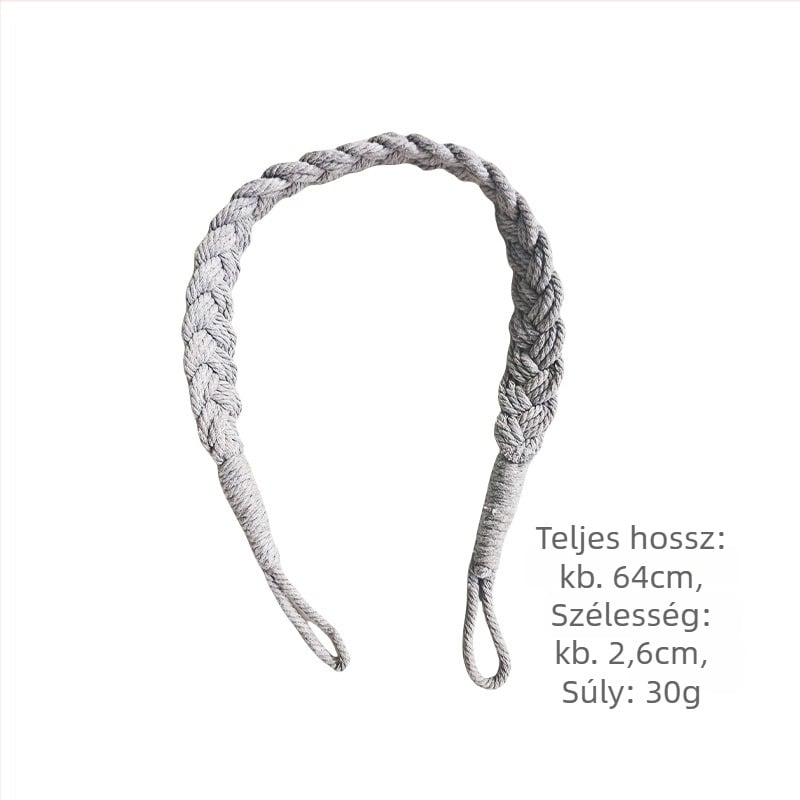 Állítható függönykötők pamutkötélen géz függönyökhöz, nordic stílus, márka Nine elephants