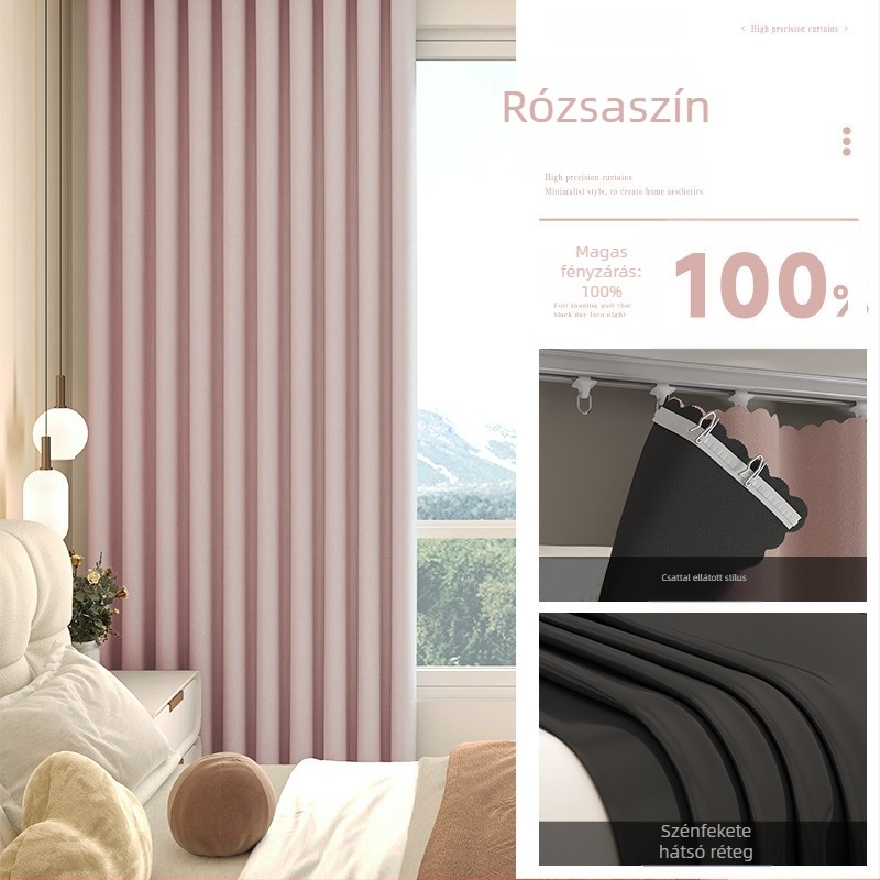 Nappali szobai blackout függöny Silk Flower anyaggal, univerzális stílus