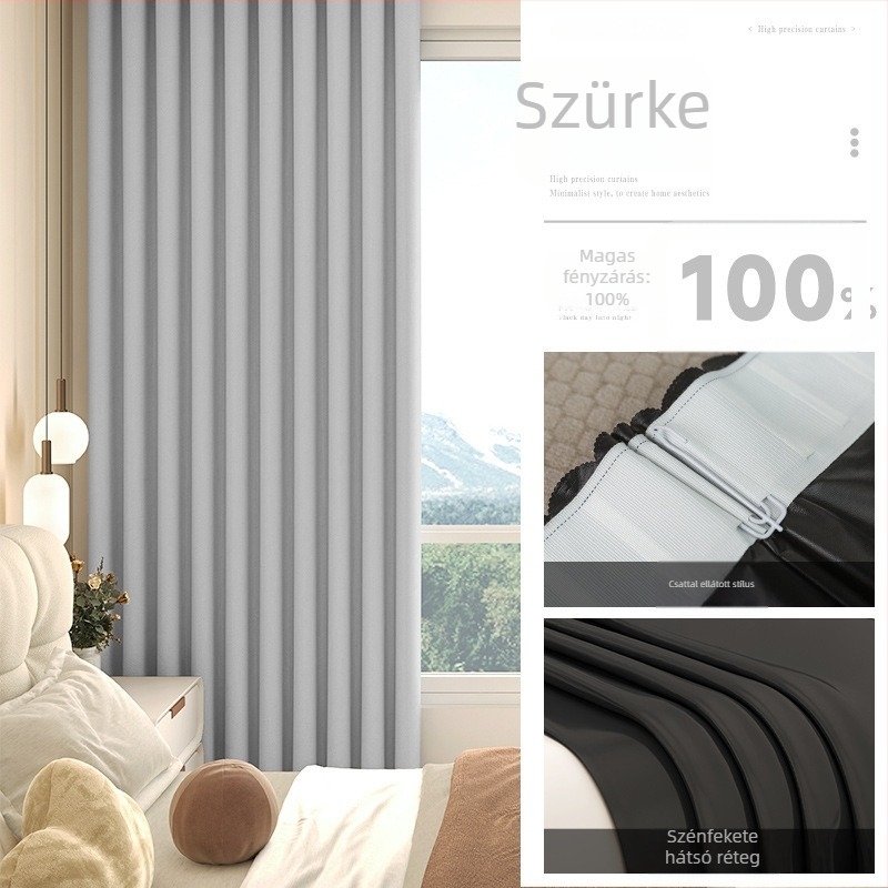 Nappali szobai blackout függöny Silk Flower anyaggal, univerzális stílus