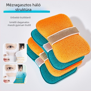 GECOMO PVA tisztító habszivacs iszapos maszkkal, mélytisztítás, bőrbarát arctisztító, 600 db/csomag