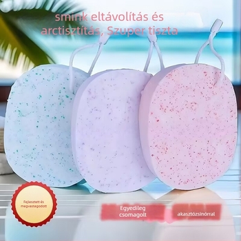 Arcmosó szivacs, megvastagodott és rendkívül nedvszívó, mély tisztításhoz