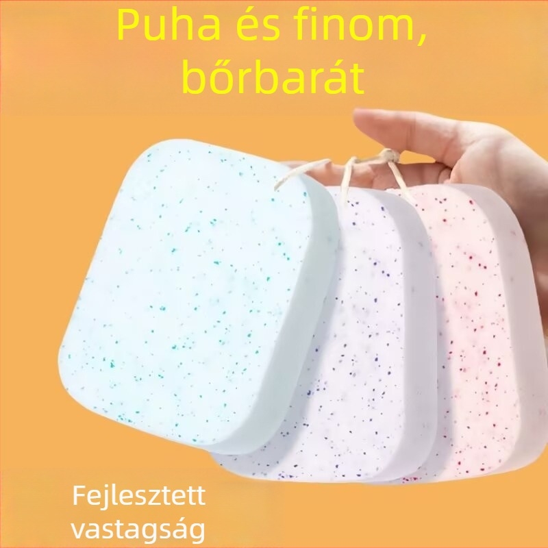 Arcmosó szivacs, megvastagodott és rendkívül nedvszívó, mély tisztításhoz