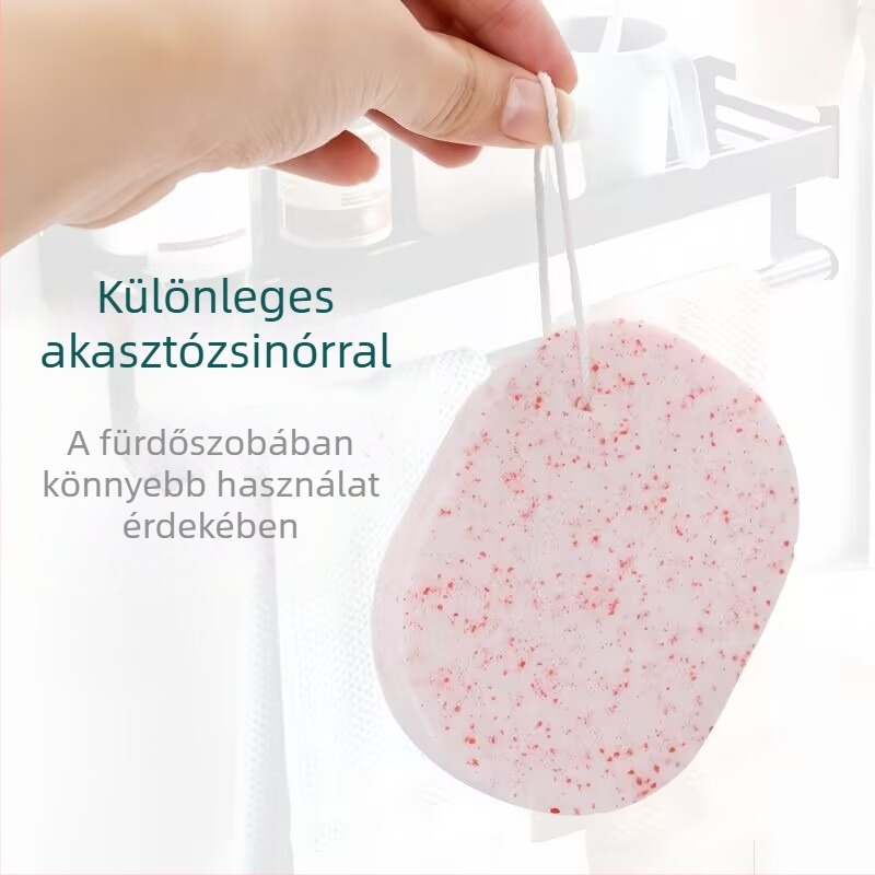 Arcmosó szivacs, megvastagodott és rendkívül nedvszívó, mély tisztításhoz