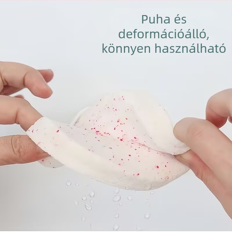 Arcmosó szivacs, megvastagodott és rendkívül nedvszívó, mély tisztításhoz