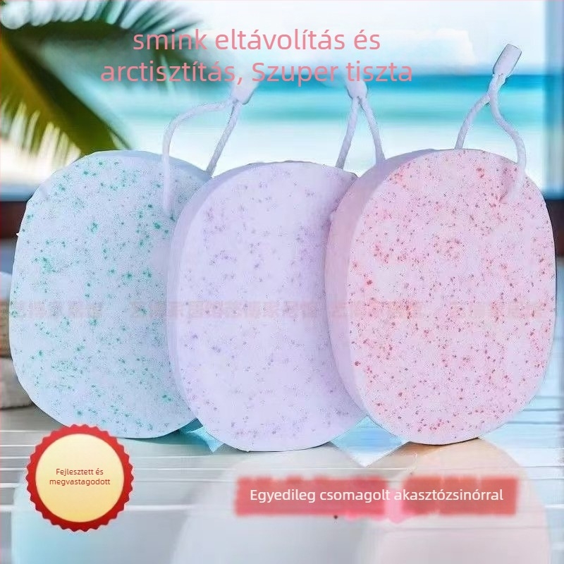 Arcmosó szivacs, megvastagodott és rendkívül nedvszívó, mély tisztításhoz