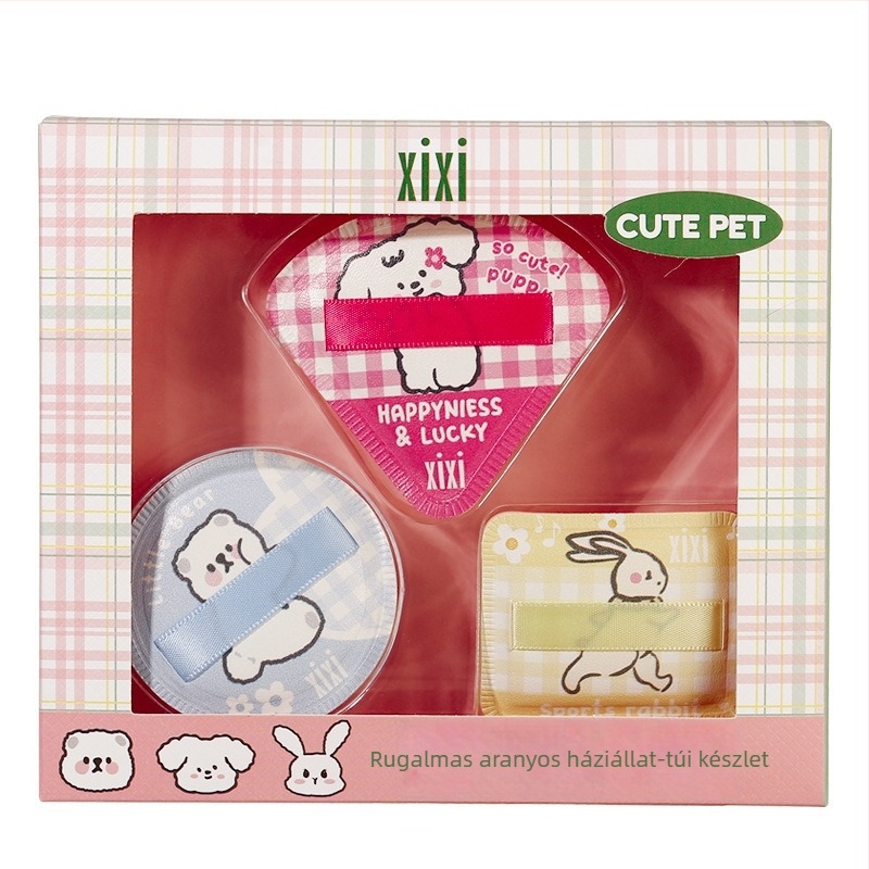 Jiaoposi Száraz Puff Szivacs Készlet – csepp alakú, kettős használat az alapozóhoz (száraz/ nedves), puha sminkszivacs