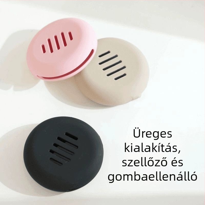 Púder puff tároló utazó doboz – porálló, lélegző, hordozható, könnyen tisztítható