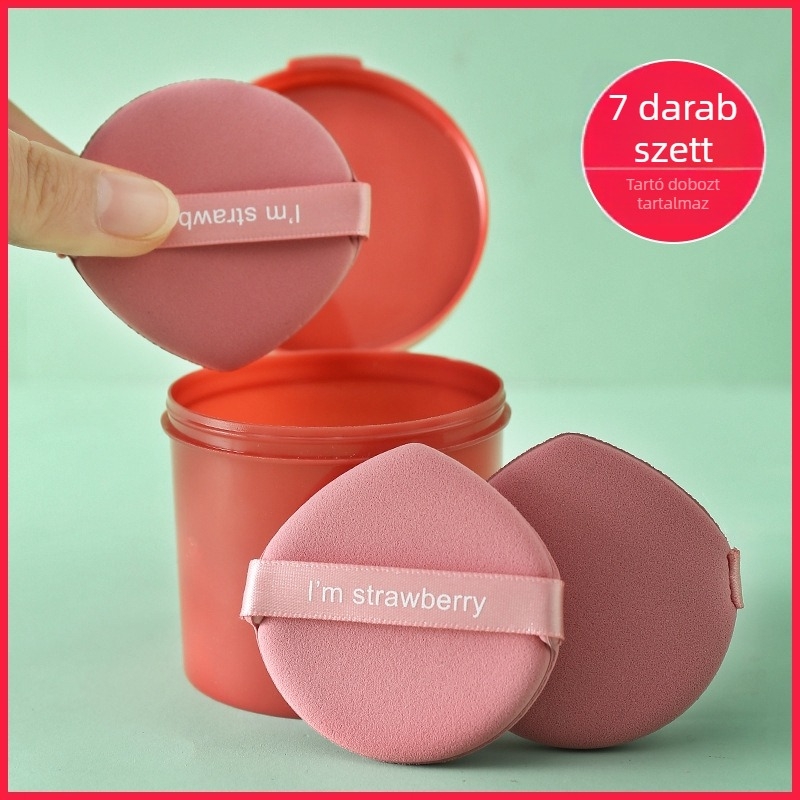 Cui Da sminkszivacs, hidrofíliás poliuretán, 7 db, alapozóhoz