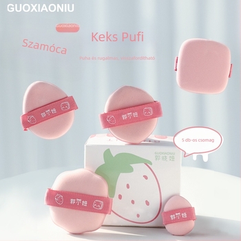 Hidrofil poliuretán alapozó szivacs – száraz és nedves használat, szabálytalan forma, 5 darabos készlet