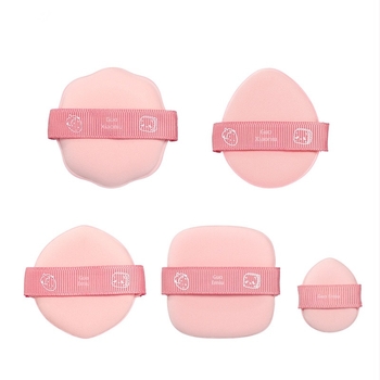 Hidrofil poliuretán alapozó szivacs – száraz és nedves használat, szabálytalan forma, 5 darabos készlet