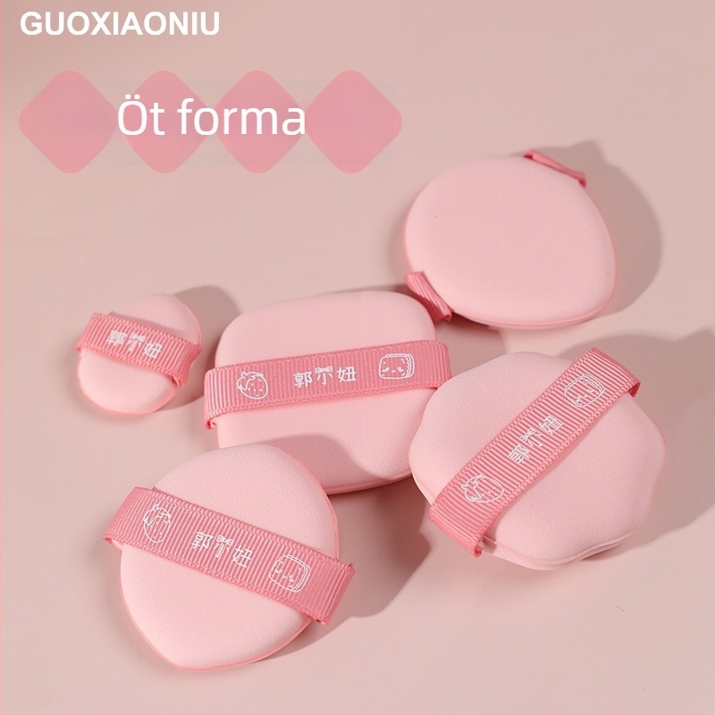 Hidrofil poliuretán alapozó szivacs – száraz és nedves használat, szabálytalan forma, 5 darabos készlet