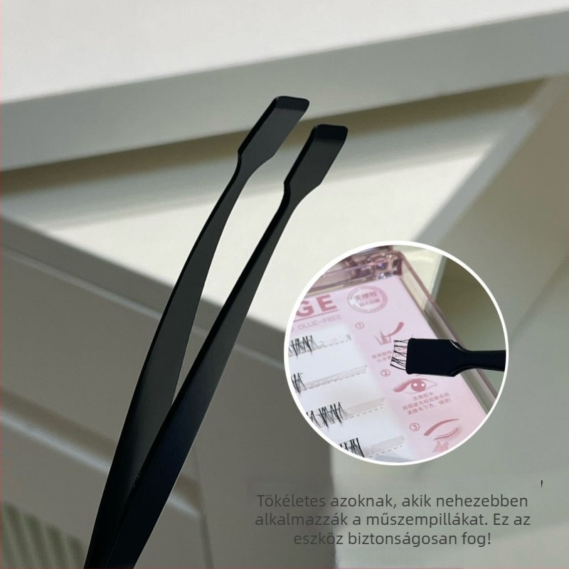 HERORANGE rozsdamentes acél szempilla csipesz szempilla átültetéséhez és hamis szempillák felhelyezéséhez, általános használat
