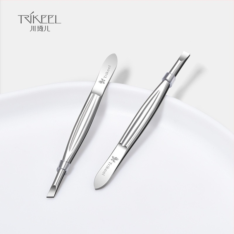 Rozsdamentes acél szemöldökklipsz csipesszel, Trikeel/Chuan Qier, általános ápolásra