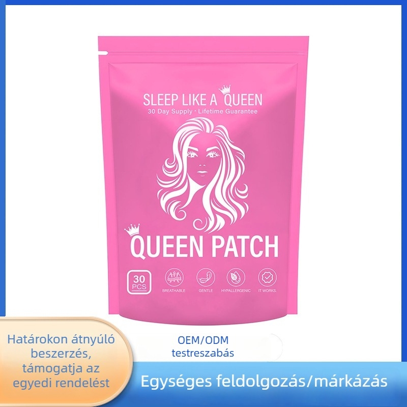 Szájtapasz kényelmes alváshoz – lélegző, anti-horkolás; Anyag: nem szövött textil; Származás: Guangzhou; Testreszabás elérhető