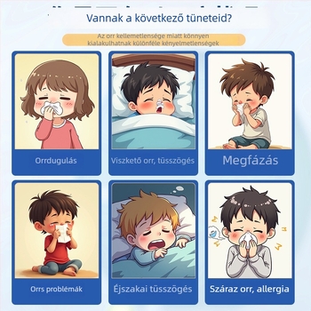 Orr egészség-tapasz infravörös melegítéssel – OEM Nose Patch 01 felnőtteknek és gyerekeknek
