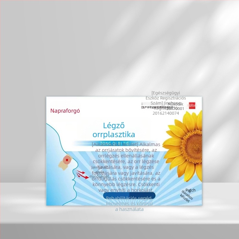 Sunflower Orrszalagok a dugó orrlás enyhítésére, Újrahasználható, Anyag: Egyéb, Keménység: Közepes