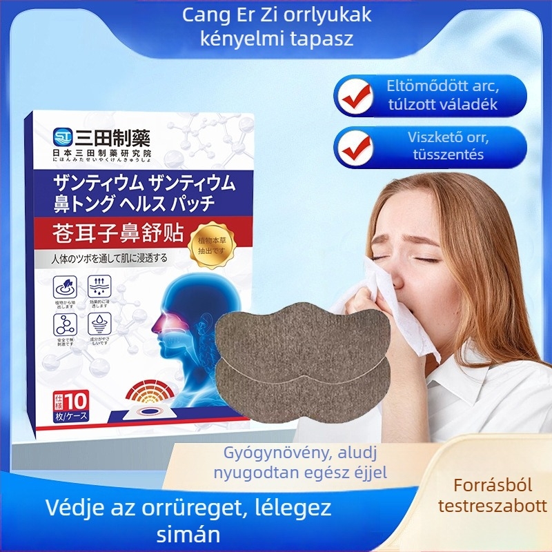 Xanthium-alapú növényi orrtapasz, univerzális használat, normál specifikációk